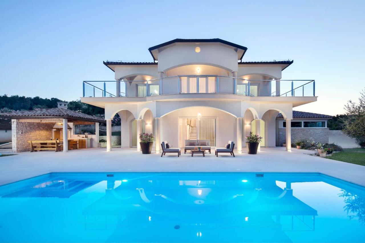 Luxury Panorama Vila With Amazing Seaview In Gondolici 7 Km From Rabac Лабин Екстер'єр фото