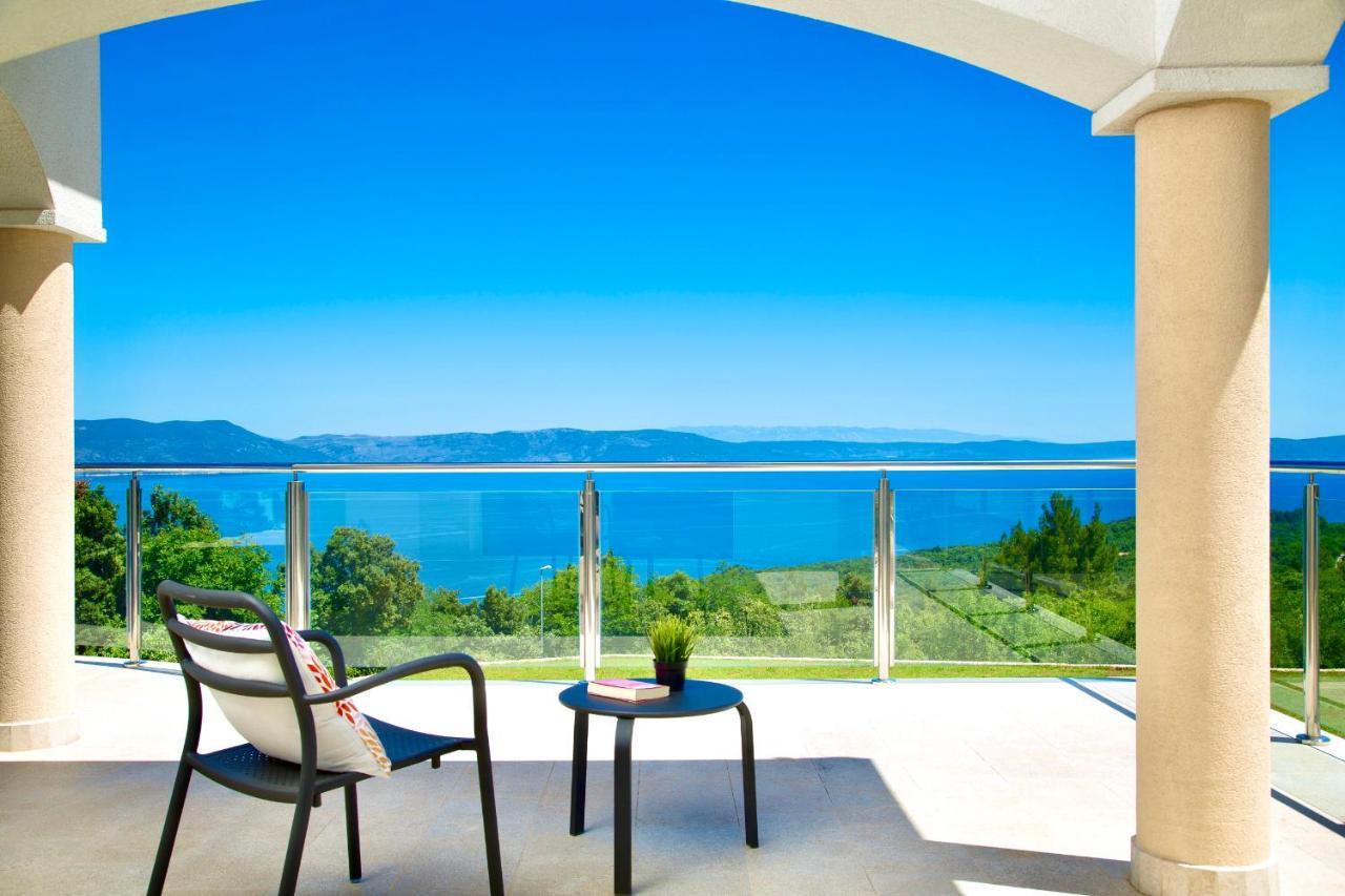 Luxury Panorama Vila With Amazing Seaview In Gondolici 7 Km From Rabac Лабин Екстер'єр фото